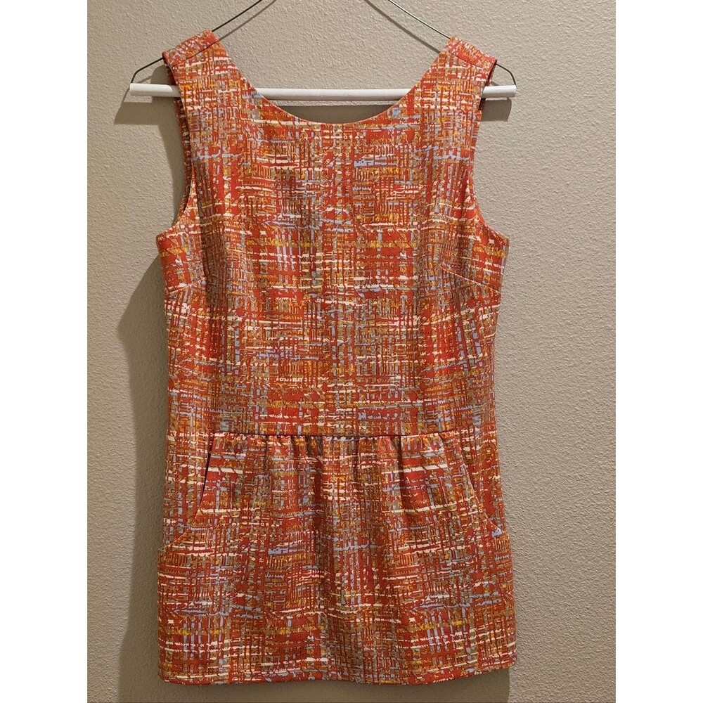 NWOT Jude Connally Millie Orange Peplum Top Sz S